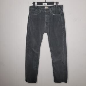 Dockers Straight Fit Corduroy Pants Men Size 32x30 Grey